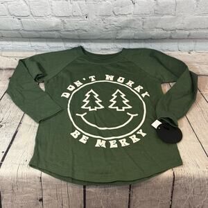 Tiny Whales Don’t Worry Be Merry Toddler Holiday Shirt